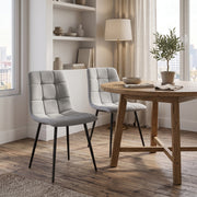 Chicago Chair Grey 2-Piece Set