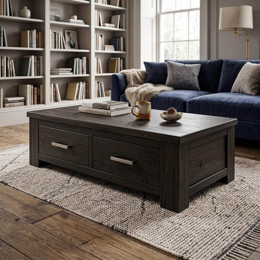Zeno 2 Drawer Coffee Table