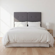 NZ Made Aero Headboard Double Grey- Floor Model