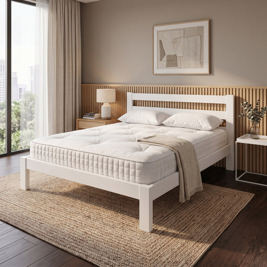 Bella Double Bed White