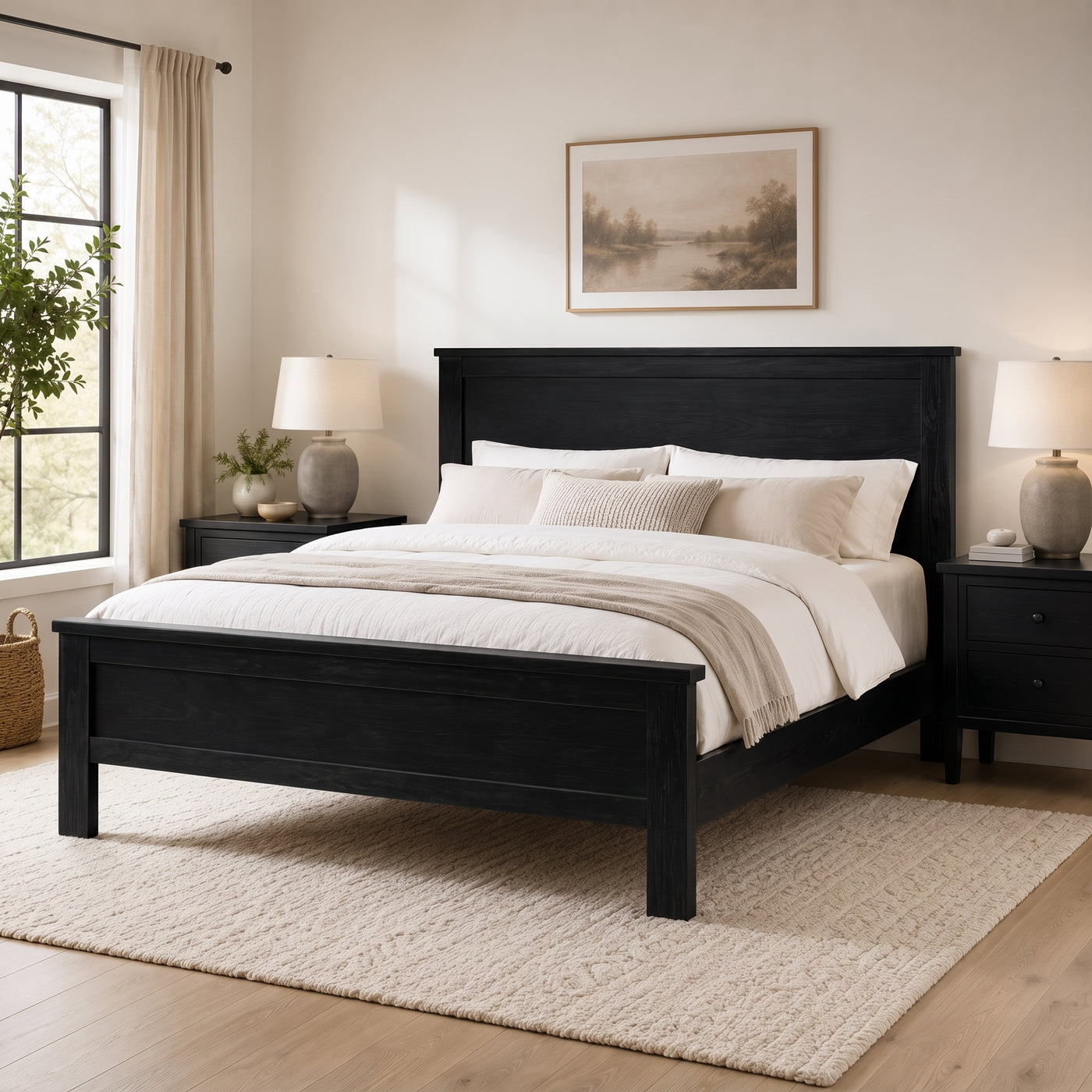 Champion Queen Bed Frame - Black