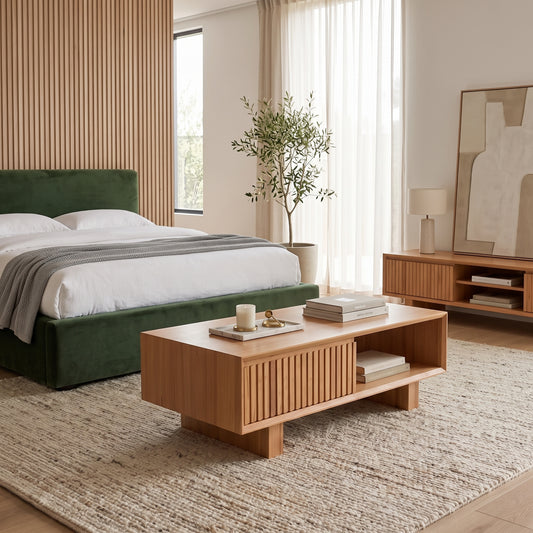 Preston 1 Drw 1 Space Coffee Table