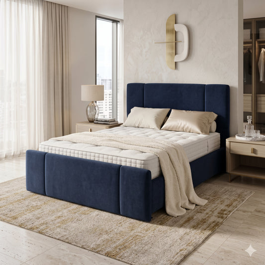 NZ Made Crest Bed Frame Queen- Floor Model