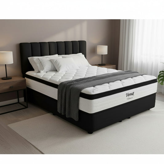 NZ Made Eco Bed Base+ Venus Plush Mattress