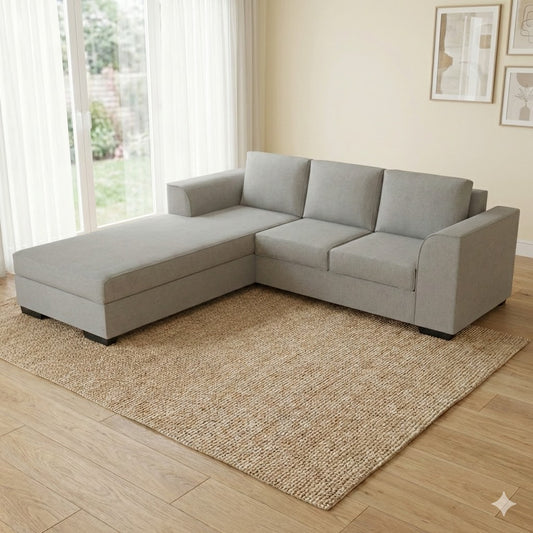 NZ Made  Harbor 3 Seater with Chaise Corner Sofa