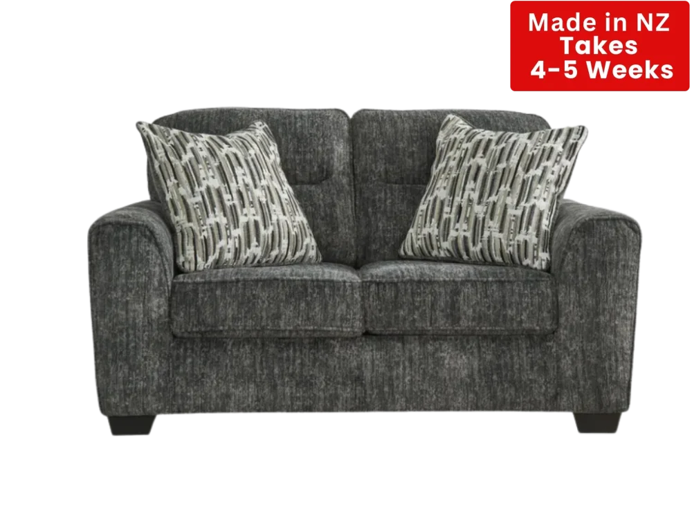 Harbor Nz Made 2 Seater Sofa Dark Grey