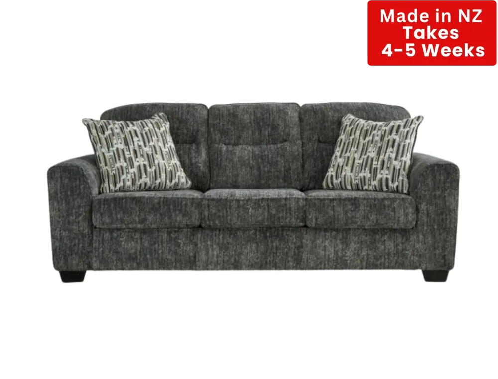 Harbor Nz Made 3 Seater Sofa Dark Grey