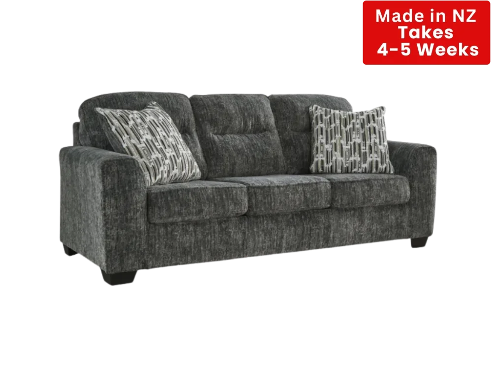 Harbor Nz Made 3 Seater Sofa Dark Grey