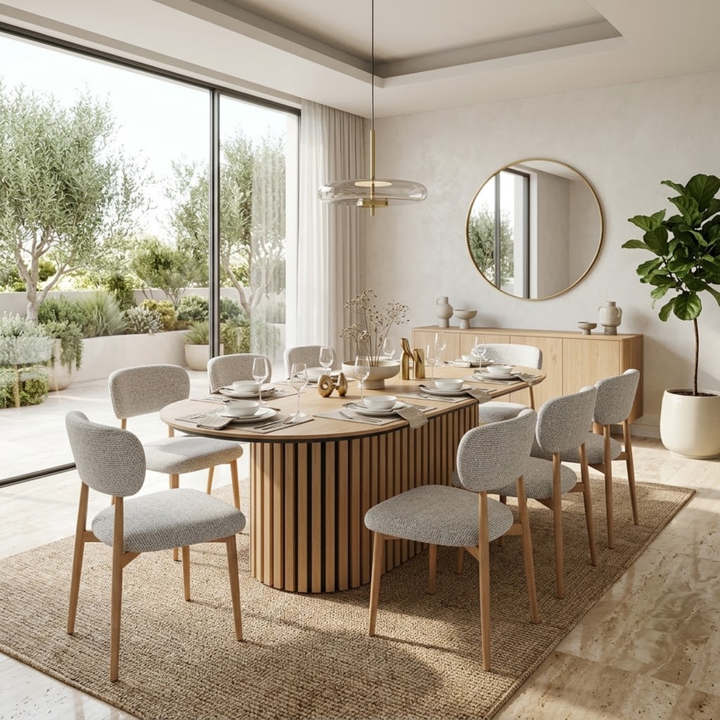 Harlow Oval Dining Suite