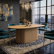Harlow Oval Dining Table 2.1M