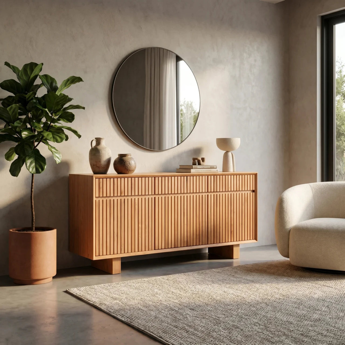 Preston 3 Doors 3 Drw Buffet | Furniture World NZ