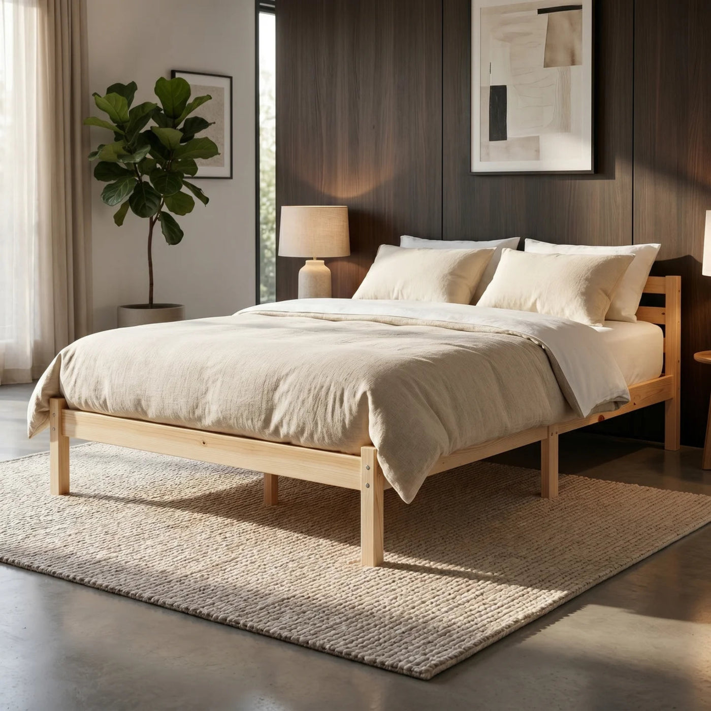 Supreme Queen Wooden Bed | Furniture World NZ
