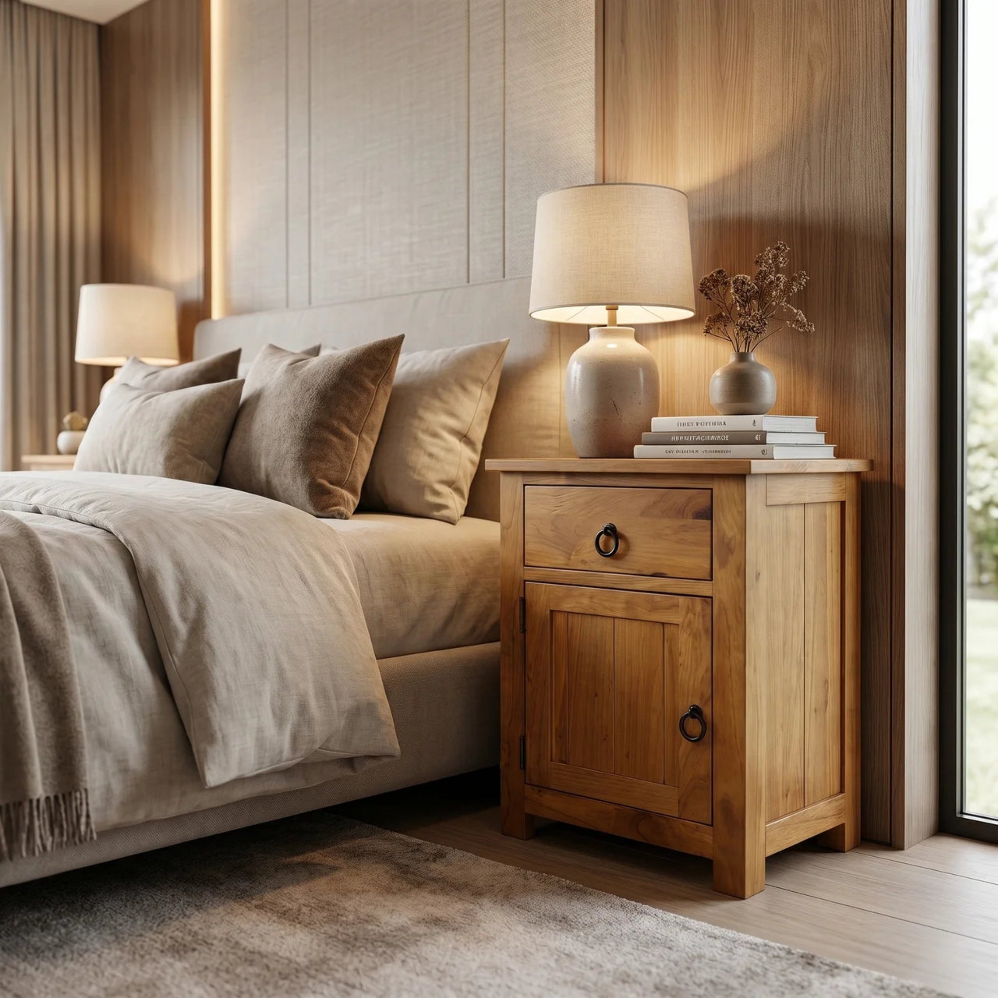 Bella 1 Dr 1 Drw Bedside | Furniture World NZ
