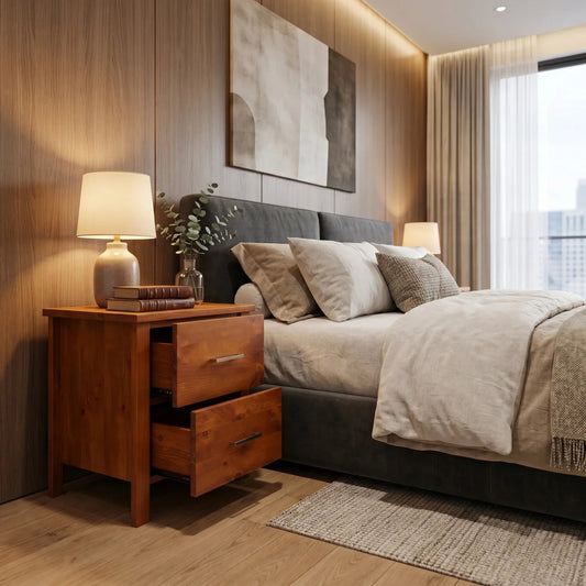 Bella 2 Drw Bedside | Furniture World NZ