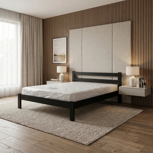 Bella Single Bed Black | Furniture World NZ