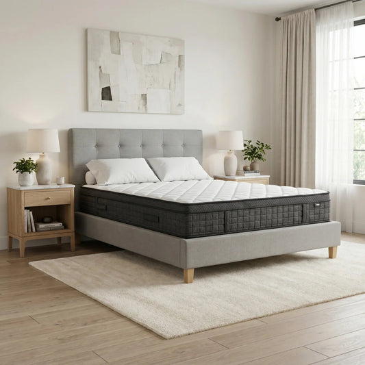 Regency Bed Frame Linen Grey | Furniture World NZ