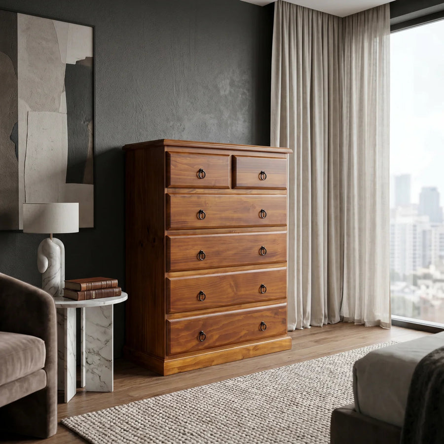 EasyRest 6 Drw Tallboy | Furniture World NZ