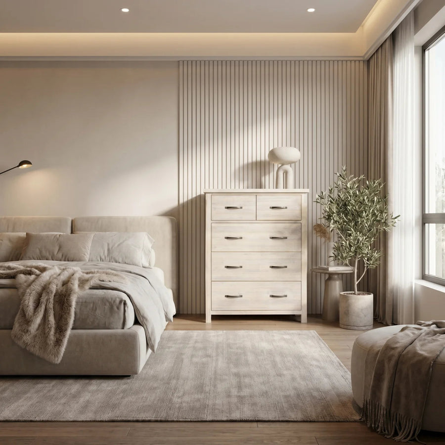 CasaVista 5 Drw Tallboy | Furniture World NZ