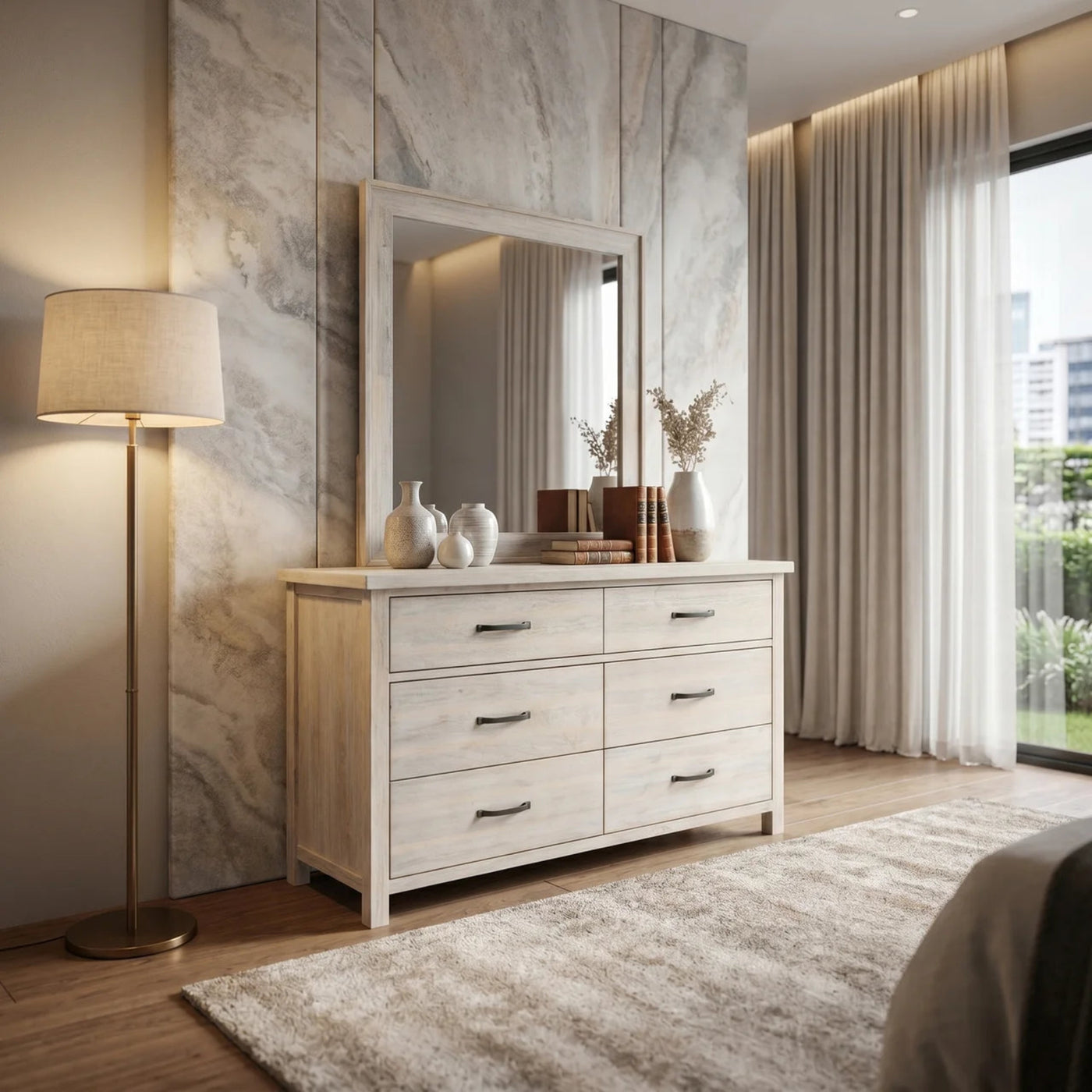 CasaVista 6 Drw Dresser | Furniture World NZ