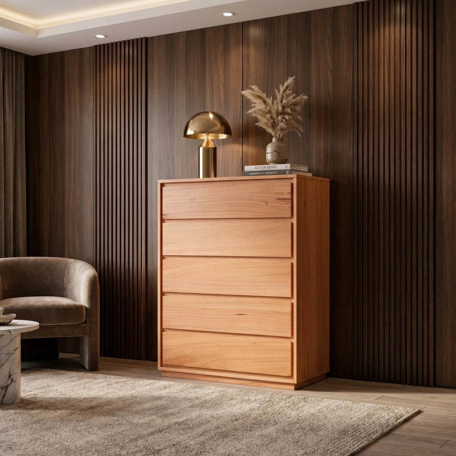 Horizon 5 Drw Tallboy | Furniture World NZ