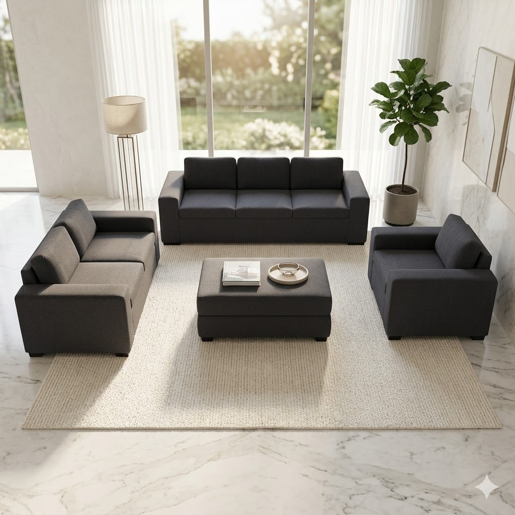 NZ Made Jumbo Sofa Lounge Suite - Side View | Furniture World NZ