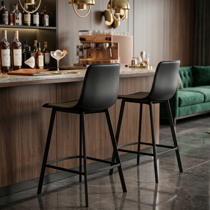 Karina Barstools Black — Set of 2