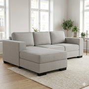 NZ Made Kiwi Comfort 3 Seater with Chaise Corner Sofa | Furniture World Auckland
