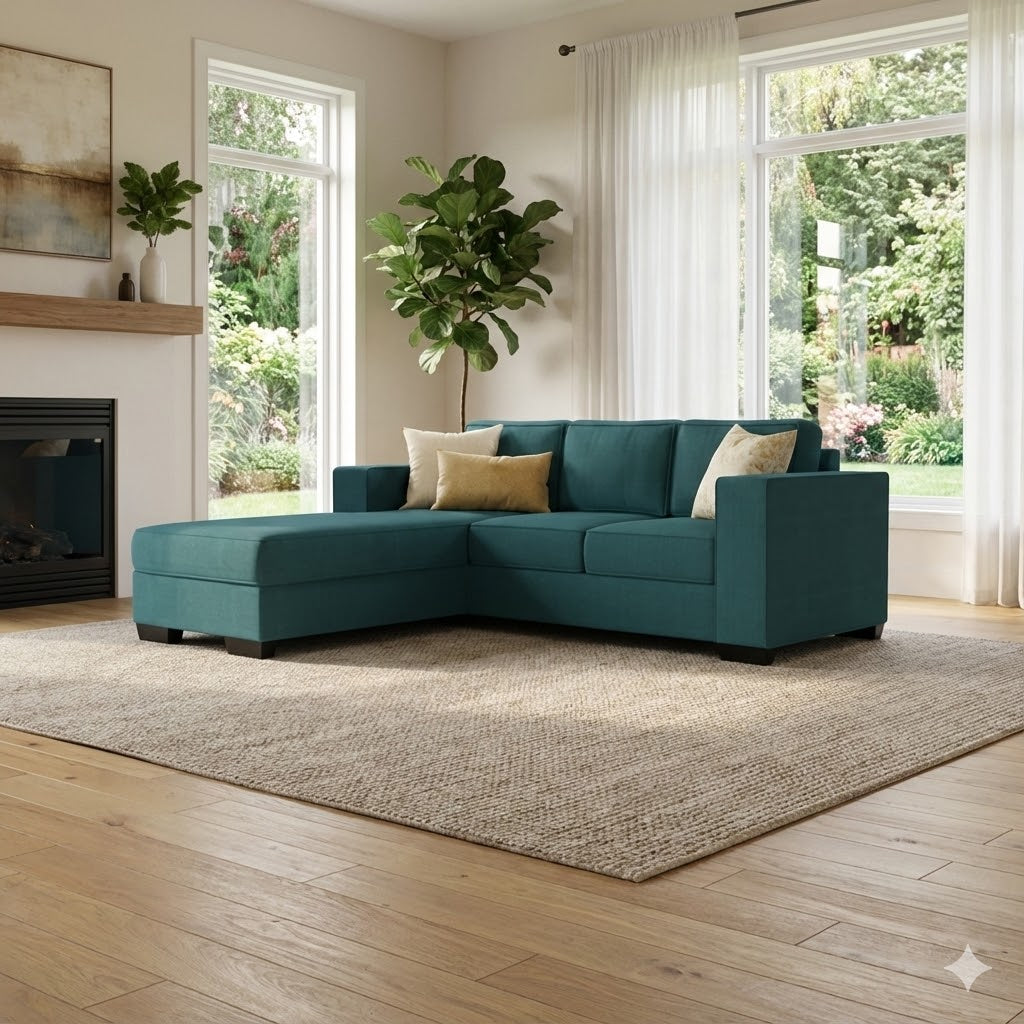 NZ Made Kiwi Comfort 3 Seater with Chaise Corner Sofa