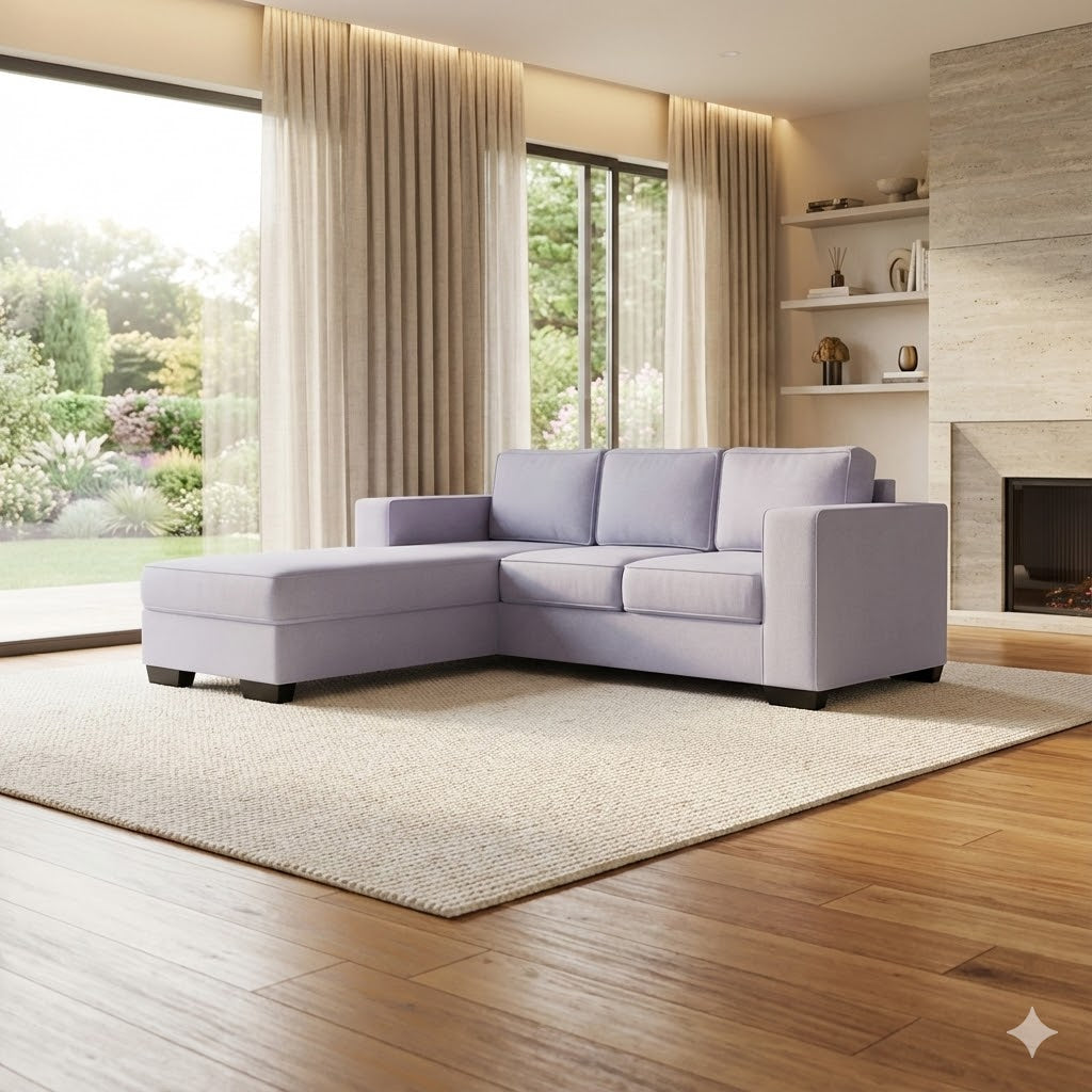 NZ Made Kiwi Comfort 3 Seater with Chaise Corner Sofa