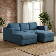 NZ Made Kiwi Comfort 3 Seater with Chaise Corner Sofa | Furniture World Auckland