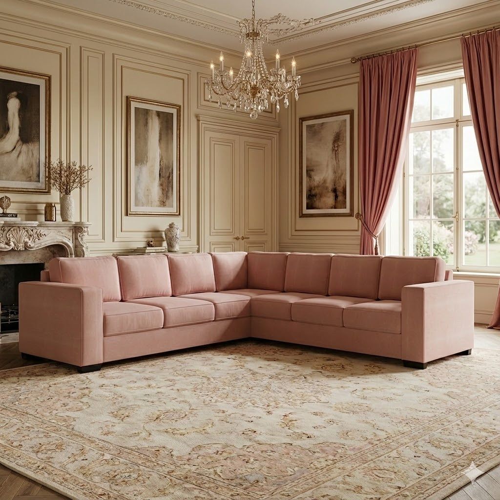 Kiwi Comfort NZ Made 6-Seater Corner Sofa