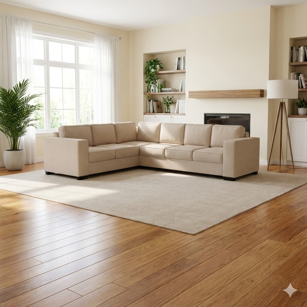 Kiwi Comfort NZ Made 6-Seater Corner Sofa