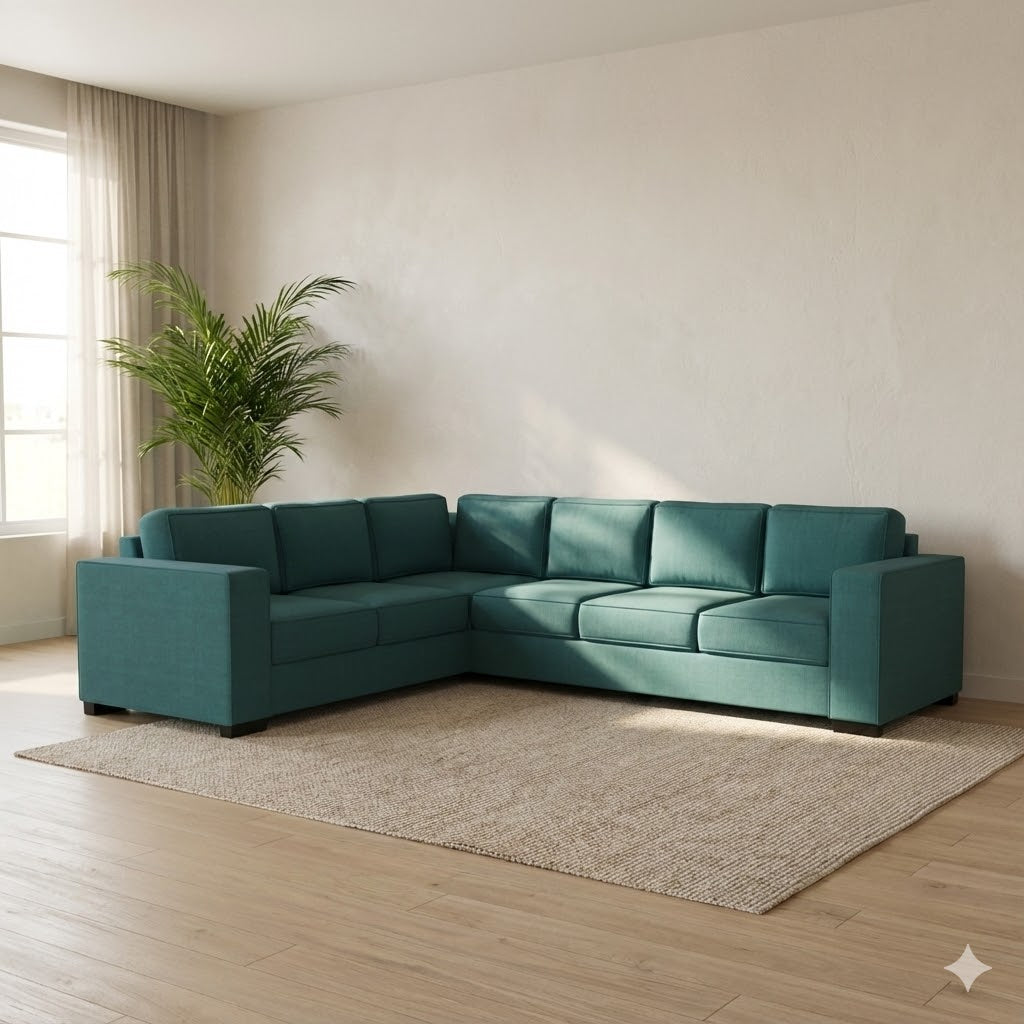 Kiwi Comfort NZ Made 6-Seater Corner Sofa