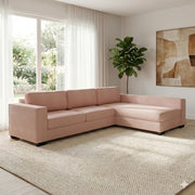 NZ Made Kiwi Comfort Long-Arm with Chaise Corner Sofa | Furniture World Auckland