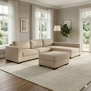 NZ Made Kiwi Comfort Long-Arm with Chaise Corner Sofa | Furniture World Auckland