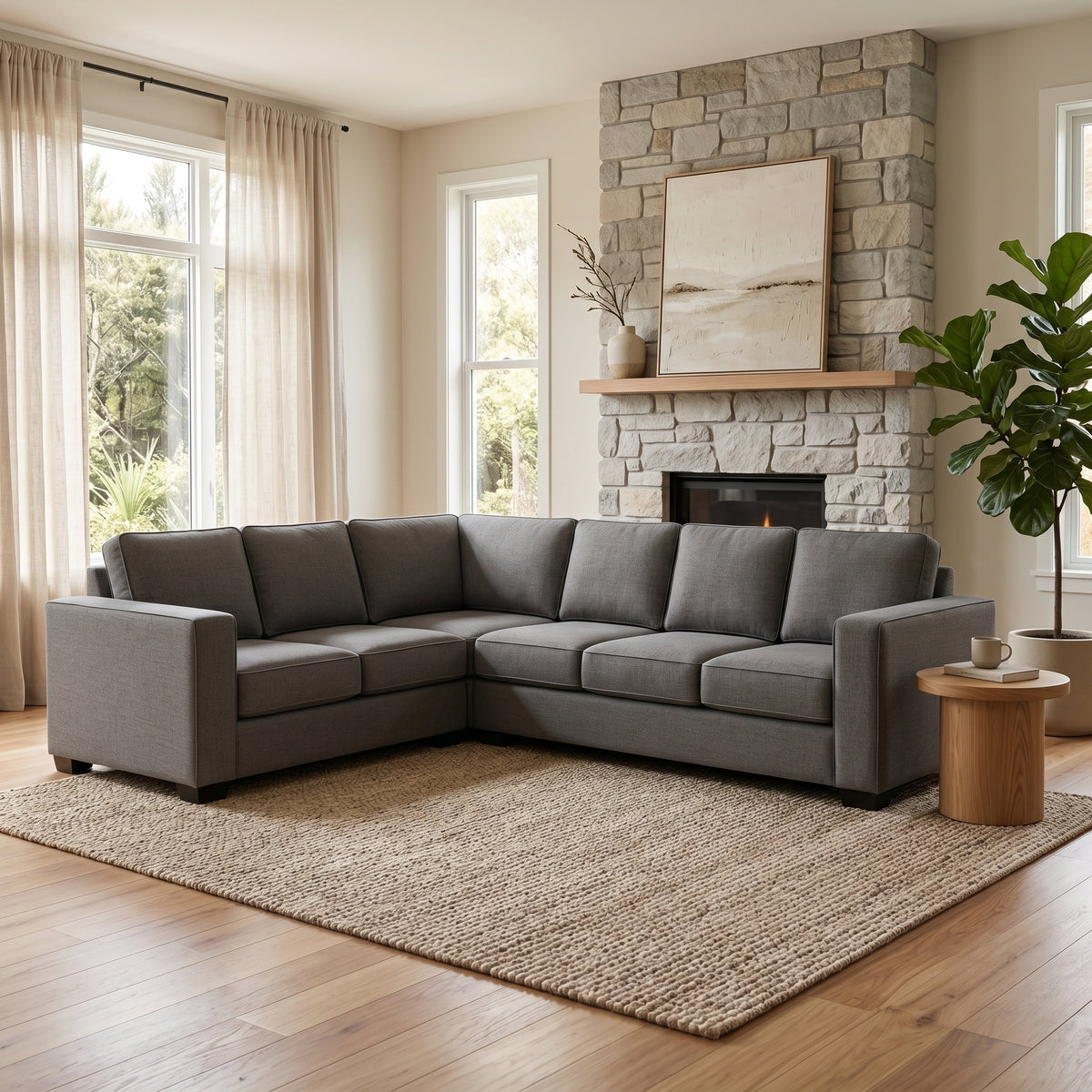 Kiwi Comfort NZ Made 6-Seater Corner Sofa | Furniture World NZ