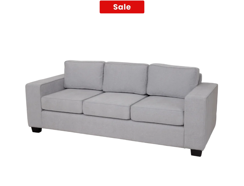 Kiwi Comfort NZ Made Lounge Suites –Burwood Mist 3 Seater