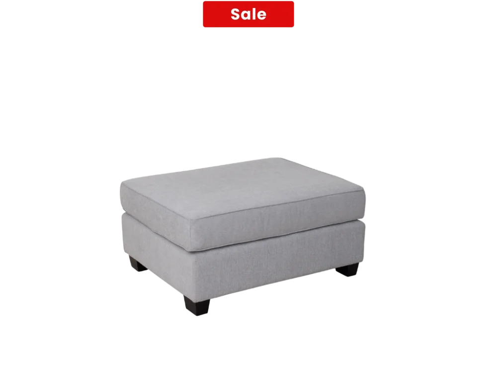 Kiwi Comfort NZ Made Lounge Suites –Burwood Mist Ottoman