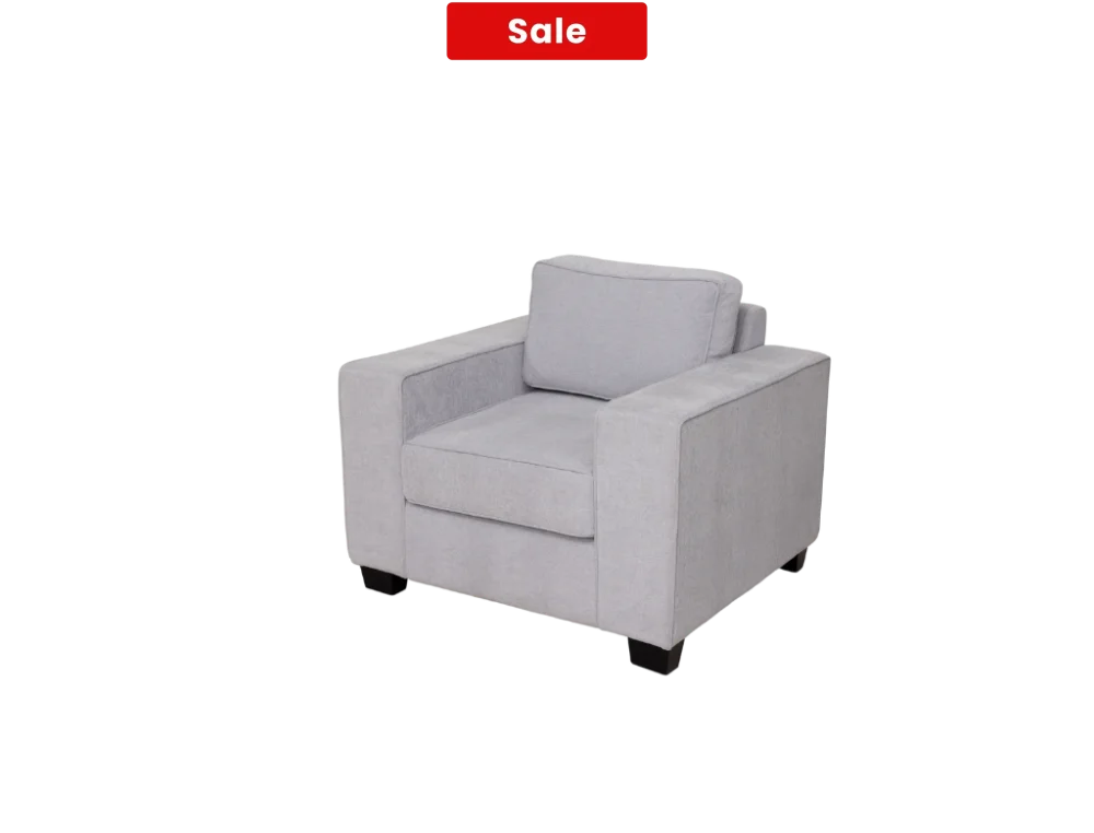 Kiwi Comfort NZ Made Lounge Suites –Burwood Mist Sofa Chair