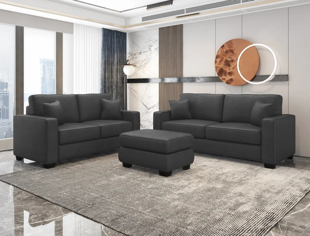 Kiwi Comfort Nz Made Lounge Suites – Burwood Pewter Collection: Pre-Order