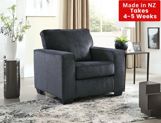 Kiwi Comfort Nz Made Sofa Chair Charcoal