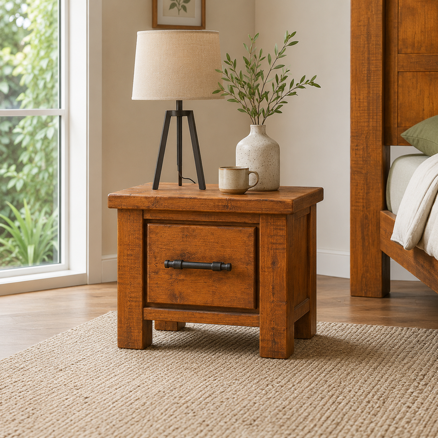 Oakwood Lamp Table