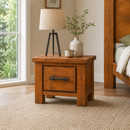 Oakwood Lamp Table