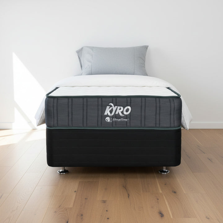 SleepTime Kyro Mattress + NZ Made Eco Bed Base