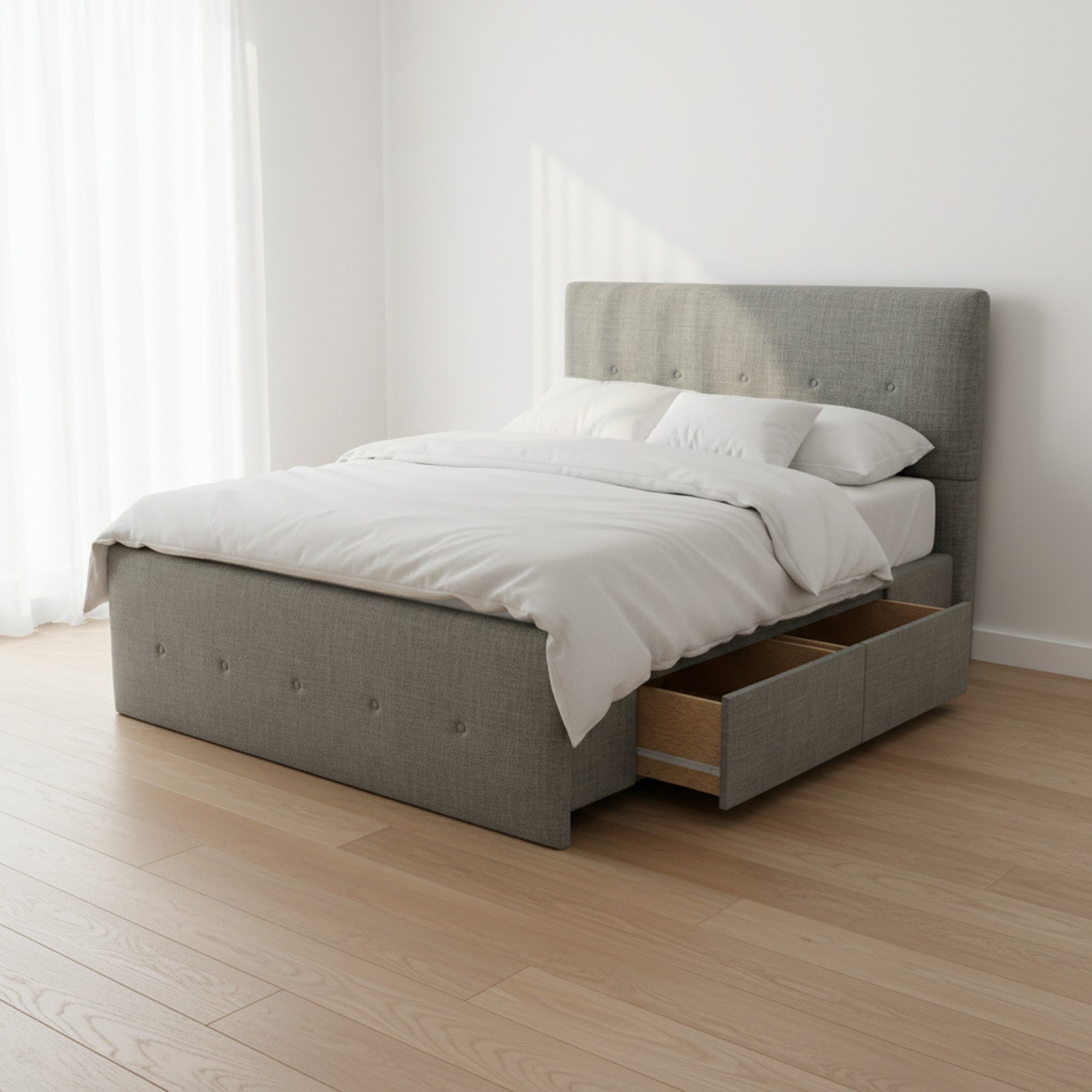 NZ Made SleepVault Bed Frame With Drawers