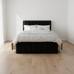 NZ Made Wave Plus Bed Frame With Drawers