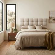 NZ Made Luxe Headboard in room setting