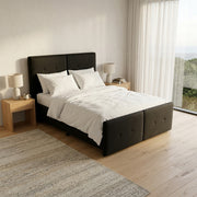 Lifestyle render - NZ Made Aero Bed Frame + Venus Medium Mattress — Bed Bundle