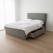 NZ Made SleepVault Bed Frame With Drawers + Venus Medium Mattress — Bed Bundle