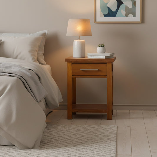 Champion 1 Drw Bedside Warm Honey